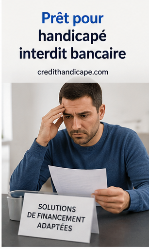 PRÊT POUR HANDICAPÉ INTERDIT BANCAIRE