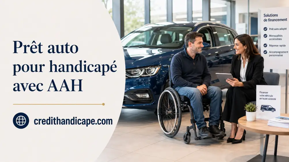 PRÊT AUTO POUR HANDICAPÉ AVEC AAH